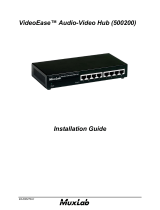 MuxLab Audio-Video Distribution Hub Installation guide