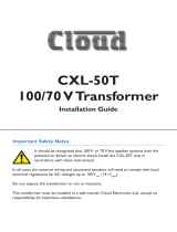 Cloud CXL-50T User manual
