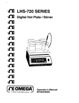 Omega LHS-730 Series Owner's manual