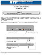 RTS Lcp-32-16 User manual