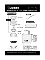 Zojirushi SW-FBE75 Owner's manual