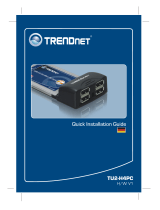 Trendnet TU2-H4PC Quick Installation Guide