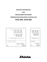 Shinko GCD, GCR-200 User manual