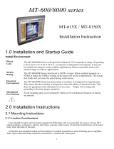 weintek MT8150X Installation guide