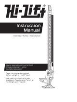 Hi-Lift HLJHL485 User manual