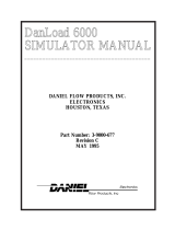 Daniel DanLoad 6000 Simulator Owner's manual