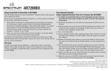 Spektrum AR7200BX 7-Ch DSMX Flybarless Control System User manual