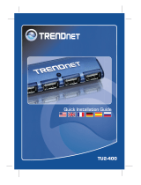 Trendnet TU2-400 Quick Installation Guide