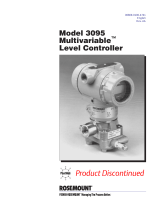 Rosemount 3095 Multivariable™ Level Controller Owner's manual