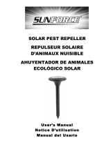 Sunforce Solar Pest Repeller User manual