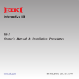 Eiki IK-1 User manual