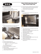 AGA 3 oven gas Power Flue AIMS upgrade guide Owner's manual