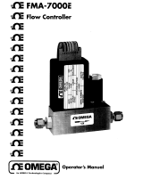Omega FMA-7100E Owner's manual
