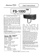 ADJ FS-1000 User manual