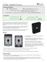 Paxton Proximity LCD Reader User guide