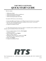 RTS Vkp User manual