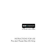 Box-Design Power Box DS Amp User manual