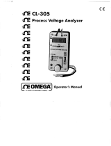 Omega CL305 Owner's manual
