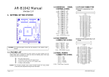 Acrosser Technology AR-B1042 Quick Manual