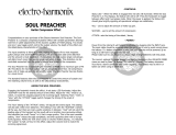 Electro Harmonix Soul Preacher Owner's manual