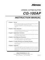 MIMAKI CG-AP Operating instructions