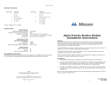 Mircom LT-1029 MIX-100P Installation guide