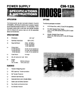 Interlogix CH12A Installation guide