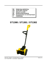 Texas ST1300 Electric snow thrower Owner's manual