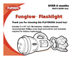 Hasbro Fun Glow Flashlight User manual