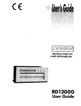 Omega RD12000 Series Owner's manual