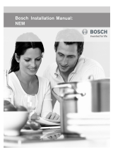 Bosch NEM9320UC/01 Installation guide