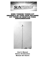 Sunforce 30 ft. Wind Generator Tower Kit User manual