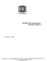 RKI Instruments RI-215D Owner's manual