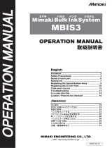 MIMAKI CJV300 Operating instructions