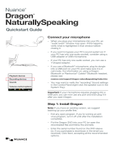 Nuance Dragon NaturallySpeaking 13.0 Quick start guide