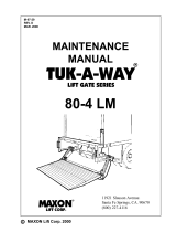 Maxon 80 SERIES (80-4 M-97 29 Rev D March 2000) Maintenance Manual