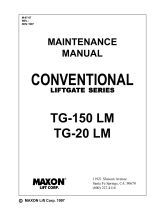 Maxon TG SERIES (Horizontal Pump) Parts Manual