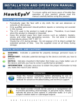 Hawkeye DT2B-TM User manual