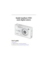 Kodak V550 - EASYSHARE Digital Camera User manual