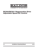 Baldor-RelianceBC200/BC201 Regenerative Drive Adjustable Speed DC Control