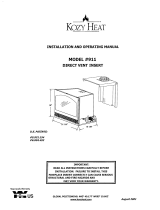 Kozyheat #911 Owner's manual