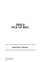MacDon 2000B User manual