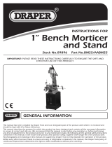 Draper 1" Morticer and Stand Operating instructions