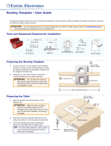 Extron Cable Cubby 800 User manual