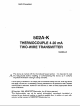 Omega TX1502A-K Owner's manual