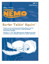 Hasbro Nemo Surfer Talkin' Squirt Operating instructions