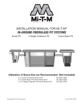 Mi-T-M In-Ground Fiberglass Pit System Owner's manual