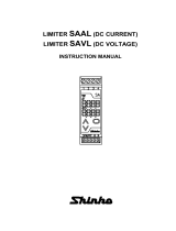 Shinko SAAL, SAVL User manual