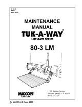 Maxon 80 SERIES (80-3 M-97-28 Rev C March 2000) Maintenance Manual