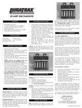 Duratrax 20Amp Discharger User manual